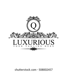 Luxury Logo Template Vector Restaurant Royalty Stock Vector (Royalty ...