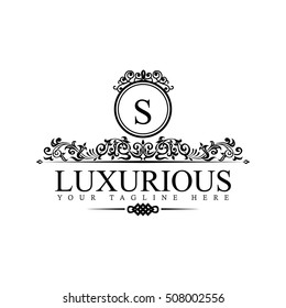 Luxury Logo template in vector for Restaurant, Royalty, Boutique, Cafe, Hotel, Heraldic, Jewelry, Fashion and other businesses.