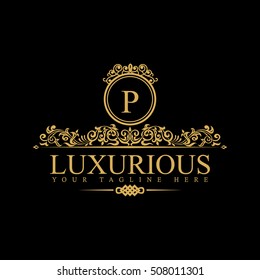 Luxury Logo template in vector for Restaurant, Royalty, Boutique, Cafe, Hotel, Heraldic, Jewelry, Fashion and other businesses.