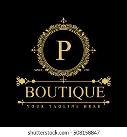 Luxury Logo template in vector for Restaurant, Royalty, Boutique, Cafe, Hotel, Heraldic, Jewelry, Fashion and other businesses.