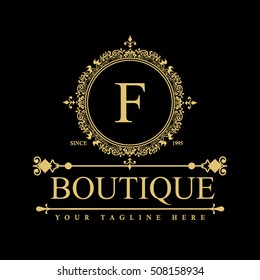 Luxury Logo template in vector for Restaurant, Royalty, Boutique, Cafe, Hotel, Heraldic, Jewelry, Fashion and other businesses.
