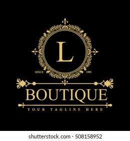 Luxury Logo template in vector for Restaurant, Royalty, Boutique, Cafe, Hotel, Heraldic, Jewelry, Fashion and other businesses.
