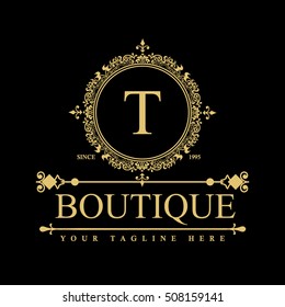 Luxury Logo template in vector for Restaurant, Royalty, Boutique, Cafe, Hotel, Heraldic, Jewelry, Fashion and other businesses.