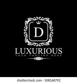 Luxury Logo template in vector for Restaurant, Royalty, Boutique, Cafe, Hotel, Heraldic, Jewelry, Fashion and other businesses.