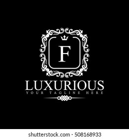 Luxury Logo template in vector for Restaurant, Royalty, Boutique, Cafe, Hotel, Heraldic, Jewelry, Fashion and other businesses.