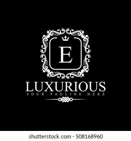 Luxury Logo template in vector for Restaurant, Royalty, Boutique, Cafe, Hotel, Heraldic, Jewelry, Fashion and other businesses.