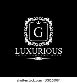 Luxury Logo template in vector for Restaurant, Royalty, Boutique, Cafe, Hotel, Heraldic, Jewelry, Fashion and other businesses.