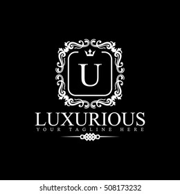 Luxury Logo template in vector for Restaurant, Royalty, Boutique, Cafe, Hotel, Heraldic, Jewelry, Fashion and other businesses.