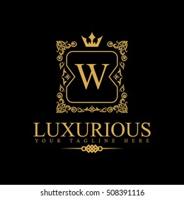 Luxury Logo template in vector for Restaurant, Royalty, Boutique, Cafe, Hotel, Heraldic, Jewelry, Fashion and other vector illustration