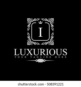 Luxury Logo template in vector for Restaurant, Royalty, Boutique, Cafe, Hotel, Heraldic, Jewelry, Fashion and other vector illustration