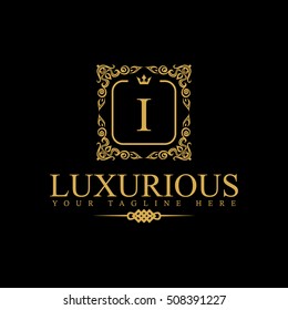 Luxury Logo template in vector for Restaurant, Royalty, Boutique, Cafe, Hotel, Heraldic, Jewelry, Fashion and other vector illustration