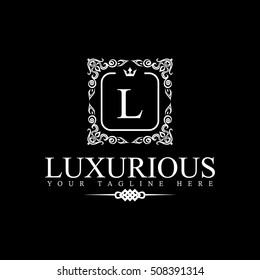 Luxury Logo template in vector for Restaurant, Royalty, Boutique, Cafe, Hotel, Heraldic, Jewelry, Fashion and other vector illustration
