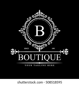 Luxury Logo template in vector for Restaurant, Royalty, Boutique, Cafe, Hotel, Heraldic, Jewelry, Fashion and other vector illustration