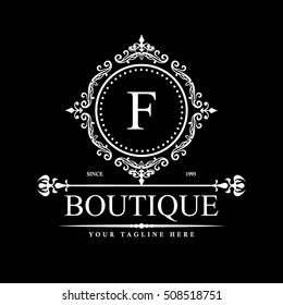 Luxury Logo template in vector for Restaurant, Royalty, Boutique, Cafe, Hotel, Heraldic, Jewelry, Fashion and other vector illustration
