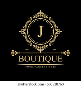 Luxury Logo template in vector for Restaurant, Royalty, Boutique, Cafe, Hotel, Heraldic, Jewelry, Fashion and other vector illustration