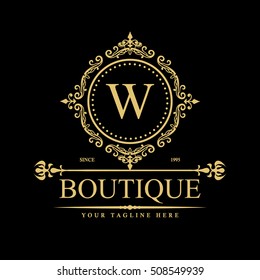 Luxury Logo template in vector for Restaurant, Royalty, Boutique, Cafe, Hotel, Heraldic, Jewelry, Fashion and other vector illustration