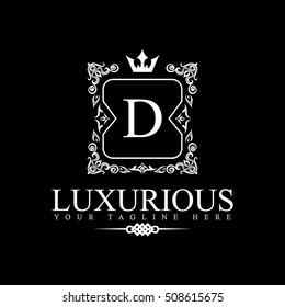 Luxury Logo template in vector for Restaurant, Royalty, Boutique, Cafe, Hotel, Heraldic, Jewelry, Fashion and other vector illustration