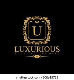 Luxury Logo template in vector for Restaurant, Royalty, Boutique, Cafe, Hotel, Heraldic, Jewelry, Fashion and other vector illustration
