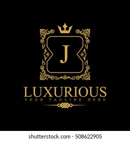 Luxury Logo template in vector for Restaurant, Royalty, Boutique, Cafe, Hotel, Heraldic, Jewelry, Fashion and other vector illustration