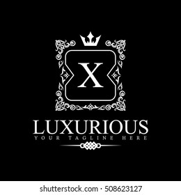Luxury Logo template in vector for Restaurant, Royalty, Boutique, Cafe, Hotel, Heraldic, Jewelry, Fashion and other vector illustration