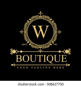 Luxury Logo template in vector for Restaurant, Royalty, Boutique, Cafe, Hotel, Heraldic, Jewelry, Fashion and other vector illustration