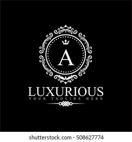 Luxury Logo template in vector for Restaurant, Royalty, Boutique, Cafe, Hotel, Heraldic, Jewelry, Fashion and other vector illustration