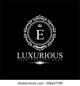 Luxury Logo template in vector for Restaurant, Royalty, Boutique, Cafe, Hotel, Heraldic, Jewelry, Fashion and other vector illustration