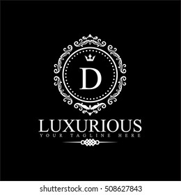 Luxury Logo template in vector for Restaurant, Royalty, Boutique, Cafe, Hotel, Heraldic, Jewelry, Fashion and other vector illustration