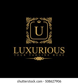Luxury Logo template in vector for Restaurant, Royalty, Boutique, Cafe, Hotel, Heraldic, Jewelry, Fashion and other vector illustration