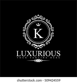 Luxury Logo template in vector for Restaurant, Royalty, Boutique, Cafe, Hotel, Heraldic, Jewelry, Fashion and other vector illustration