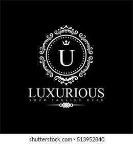 Luxury Logo template in vector for Restaurant, Royalty, Boutique, Cafe, Hotel, Heraldic, Jewelry, Fashion and other vector illustration