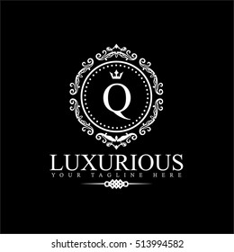 Luxury Logo template in vector for Restaurant, Royalty, Boutique, Cafe, Hotel, Heraldic, Jewelry, Fashion and other vector illustration