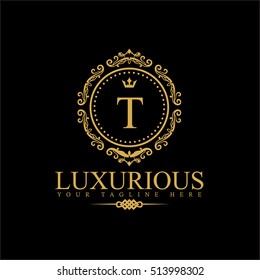 Luxury Logo template in vector for Restaurant, Royalty, Boutique, Cafe, Hotel, Heraldic, Jewelry, Fashion and other vector illustration