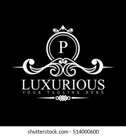 Luxury Logo template in vector for Restaurant, Royalty, Boutique, Cafe, Hotel, Heraldic, Jewelry, Fashion and other vector illustration