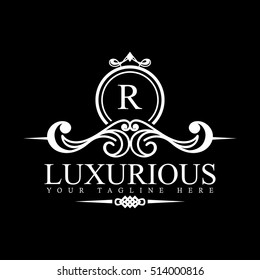 Luxury Logo template in vector for Restaurant, Royalty, Boutique, Cafe, Hotel, Heraldic, Jewelry, Fashion and other vector illustration