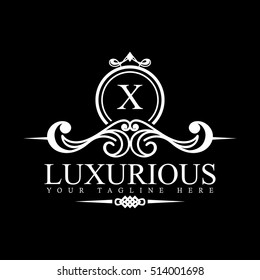 Luxury Logo template in vector for Restaurant, Royalty, Boutique, Cafe, Hotel, Heraldic, Jewelry, Fashion and other vector illustration