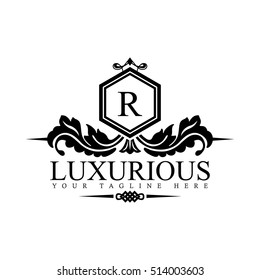 Luxury Logo template in vector for Restaurant, Royalty, Boutique, Cafe, Hotel, Heraldic, Jewelry, Fashion and other vector illustration