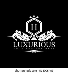 Luxury Logo template in vector for Restaurant, Royalty, Boutique, Cafe, Hotel, Heraldic, Jewelry, Fashion and other vector illustration