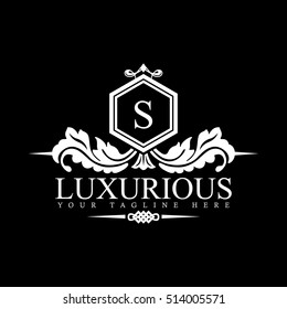 Luxury Logo template in vector for Restaurant, Royalty, Boutique, Cafe, Hotel, Heraldic, Jewelry, Fashion and other vector illustration