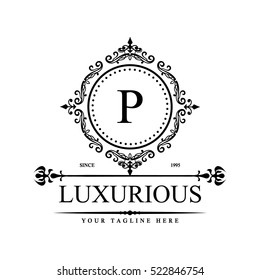 Luxury Logo template in vector for Restaurant, Royalty, Boutique, Cafe, Hotel, Heraldic, Jewelry, Fashion and other vector illustration