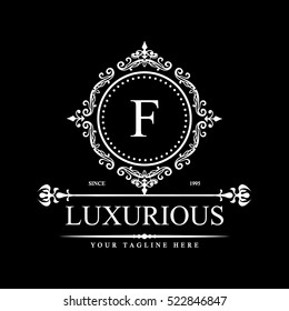 Luxury Logo template in vector for Restaurant, Royalty, Boutique, Cafe, Hotel, Heraldic, Jewelry, Fashion and other vector illustration