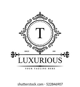 Luxury Logo template in vector for Restaurant, Royalty, Boutique, Cafe, Hotel, Heraldic, Jewelry, Fashion and other vector illustration