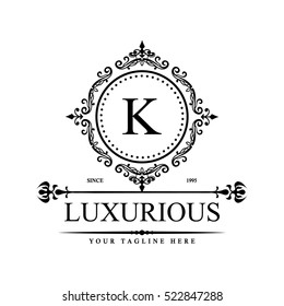 Luxury Logo template in vector for Restaurant, Royalty, Boutique, Cafe, Hotel, Heraldic, Jewelry, Fashion and other vector illustration