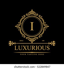 Luxury Logo template in vector for Restaurant, Royalty, Boutique, Cafe, Hotel, Heraldic, Jewelry, Fashion and other vector illustration