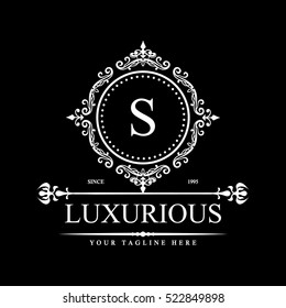 Luxury Logo template in vector for Restaurant, Royalty, Boutique, Cafe, Hotel, Heraldic, Jewelry, Fashion and other vector illustration
