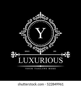 Luxury Logo template in vector for Restaurant, Royalty, Boutique, Cafe, Hotel, Heraldic, Jewelry, Fashion and other vector illustration