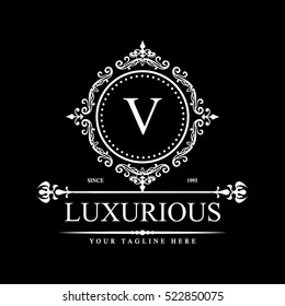 Luxury Logo template in vector for Restaurant, Royalty, Boutique, Cafe, Hotel, Heraldic, Jewelry, Fashion and other vector illustration