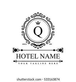Luxury Logo template in vector for Restaurant, Royalty, Boutique, Cafe, Hotel, Heraldic, Jewelry, Fashion and other vector illustration