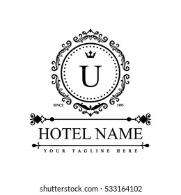 Luxury Logo template in vector for Restaurant, Royalty, Boutique, Cafe, Hotel, Heraldic, Jewelry, Fashion and other vector illustration