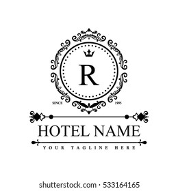 Luxury Logo template in vector for Restaurant, Royalty, Boutique, Cafe, Hotel, Heraldic, Jewelry, Fashion and other vector illustration